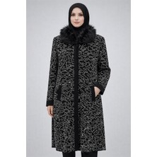 Eskişehir Mağazacılık 8513 Aylin Triko Kaban Kürklü