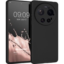 Microsonic Matte Silicone Xiaomi 17 Ultra Kılıf Siyah
