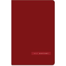 Keskin Color Keskin 8*12 64 Yp.çizgili Ciltli Cep Defteri - Kırmızı