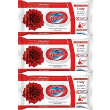 Bingo Clean Yüzey Temizlik Havlusu 96 Yaprak Sevilen Kokular Lovely - Gül (3 Lü Set) 288 Yaprak