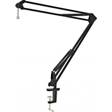 Profesyonel Masa Üstü Mikrofon Standı, 46X50CM, Sağlam ve Şık Tasarım