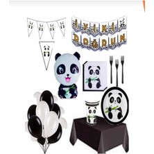 Panda Konseptli Parti Seti