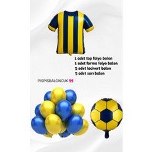 Beren Parti Fenerbahçe Temalı Sarı Lacivert Balon Seti 12 Adet Doğum Günü ve Maç Kutlamaları İçin Özel