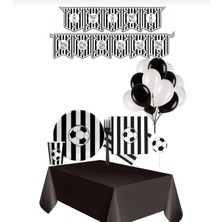 Siyah Beyaz Parti Seti