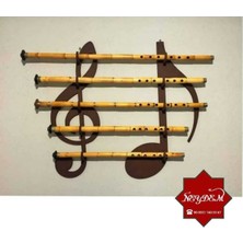 Modern Kahverengi Sol Anahtarı Ney Askılığı, Şık ve Kullanışlı Tasarım