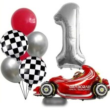 Yarış Arabası Folyo Balon Seti