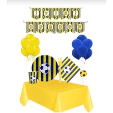 Sarı Lacivert Parti Seti