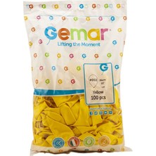 Gemar Balon G90 26CM 100 Lü Sarı 02