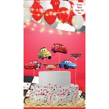 Pasta Üstü Figür Kürdan Süsleri – 6’lı Paket | Temalı Parti Cupcake Süsleri