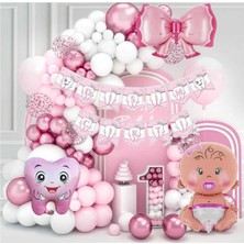 Ilk Dişim Çıktı Flama Yazı Banner Kutlama Parti Eğlence Seti