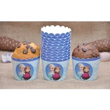 25'li Karakterli Muffin Cup Renkli ve Eğlenceli Cupcake Kapsülleri