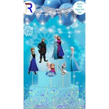 Pasta Üstü Figür Kürdan Süsleri – 6’lı Paket | Temalı Parti Cupcake Süsleri