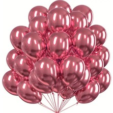 30 Lu Krom Lateks Balon 12 Inç (Renk Seçmeli)