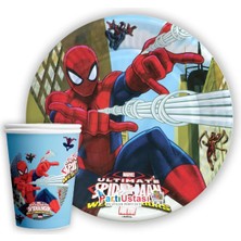 8'li Karakterli Karton Tabak & Bardak Seti – Doğum Günü Parti Seti