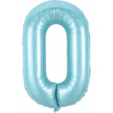 Folyo Balon Rakam Helyum Uyumlu 76 cm Mavi Renk