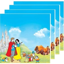 16'lı Pamuk Prenses Kağıt Peçete Çift Katlı