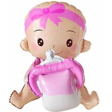 Mini Party Store Biberonlu Bebek  Folyo Balon