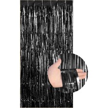 Kapı Perdesi ve Duvar Fon  Metalik Gold