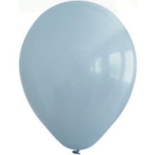 Fırtına Mavisi Retro Balon 12 Inc 100'LÜ