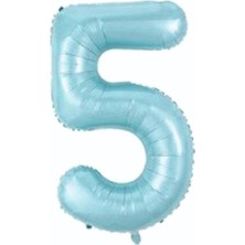 Folyo Balon Rakam Helyum Uyumlu 76 cm Mavi Renk