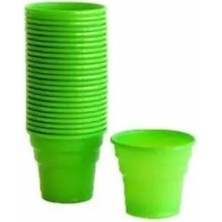 Renkli Kullan At Plastik Bardak 24 Adet