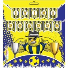 Sarı-Lacivertli Iyiki Doğdun Banner