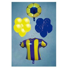 Taraftar Sarı Lacivert Balon Seti
