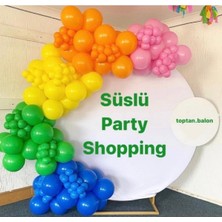 Karışık Renk Balon Zincir Seti