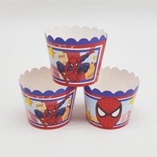 Örümcek Adam Cupcake Kabı 25 Adet