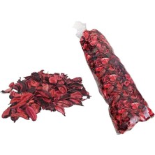 Dekoratif Kurutulmuş Kırmızı Dökme Gül Yaprağı 2 Paket 100 gr