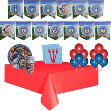 Sonic Boom Sonic Parti Seti 8 Li Doğum Günü Seti