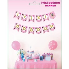 Iyi Ki Doğdun Minnie Mouse Banner Yazı