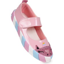 Kiko Kids  Gilan Cırtlı Kız Çocuk Babet Ayakkabı