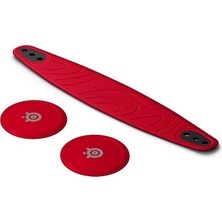 Steelseries Booster Pack - Nova 7 ve Nova Pro Serisi Uyumlu Kafa Bandı ve Kulaklık Kapakçığı - Cherry Red
