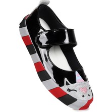 Kiko Kids  Gilan Cırtlı Kız Çocuk Babet Ayakkabı