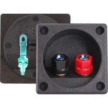 Kare Subwoofer Kabin Terminali 80X80MM, Güçlü Ses ve Güvenli Bağlantı