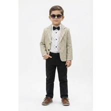Mnk Baby & Kids Blazer Ceketli Gömlekli Erkek Çocuk Spor Takım Elbise M00792