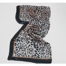 Mısırlı Eşarp Leopar Desenli Soft Pamuk Şal