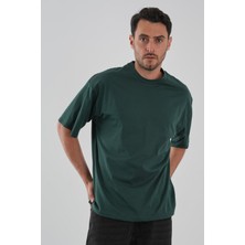 Alexander Gardi Yumuşak Dokulu Bisiklet Yaka Oversize T-Shirt