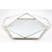 Prizma Aynalı Sunum Tepsisi Orta Boy (35*31*7.5)