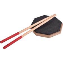 8" Siyah Davul Ritim Çalışma Pedi, Müzik Için Mükemmel Seçim