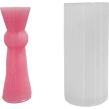 Tahtakale Toptancı Silikon 3D Küre Boğumlu Sütun Mum Kalıbı