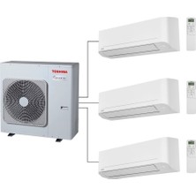 Toshiba 3m A+++ Multi Split Klima 12.000+12.000+24.000 Btu/h