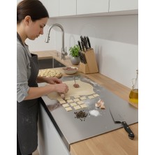 Stilorax 304 Paslanmaz Çelik Tezgah Üstü Kesme Tahtası 30 x 40 cm