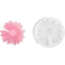 Tahtakale Toptancı Silikon Tek Yaprağı Olmayan Mini Papatya Mum Kalıbı