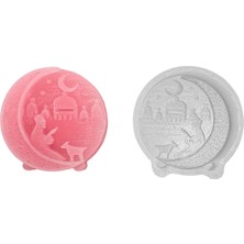 Tahtakale Toptancı Silikon Cami ve Kuzulu Hilal Figürlü Mum Kalıbı