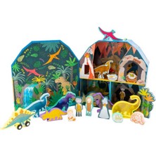 Floss & Rock Ahşap Figürlü Oyun Kutuları  Dino 45P6472