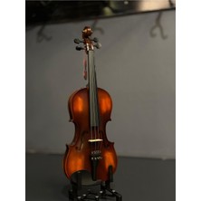 Yüksek Kaliteli 4/4 Tam Boy Mat Keman Seti (Çanta, Yay, Reçine Dahil)