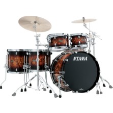 Tama WBS52RZS-MBR Starclassic Walnut/birch Molten Brown Burst 5 Parça (22B/10T/12T/14F/16F) Akustik Davul Seti