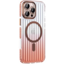 Brabus iPhone 16 Pro Max Magsafe Özellikli Çift Renk Geçişli Buzlu Mat Yumuşak Silikon Fine Kılıf